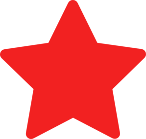 Estrella roja PNG