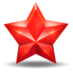 Estrella roja PNG