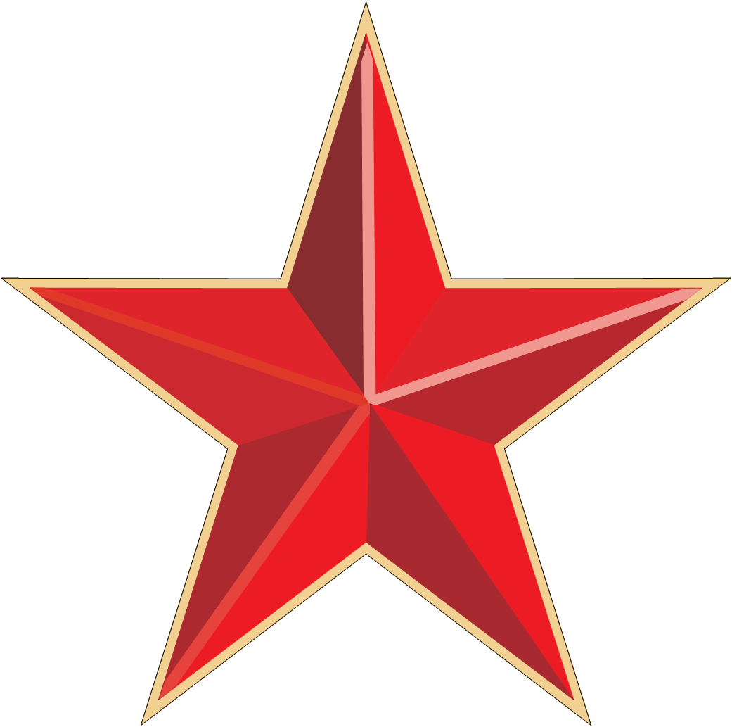 Estrella roja PNG