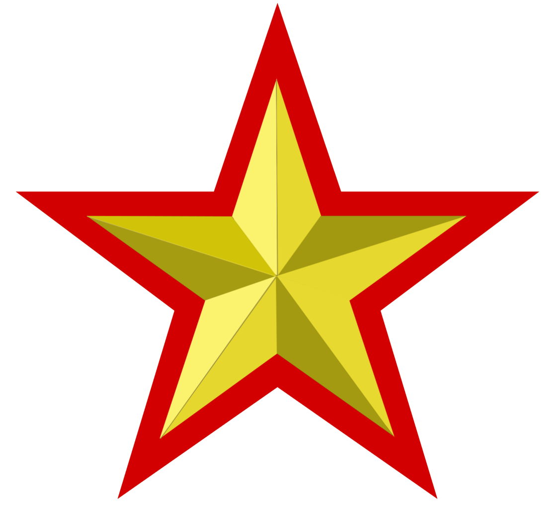 Red star PNG image free Download 