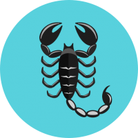 Escorpio símbolo zodiacal PNG