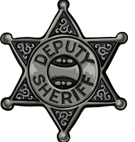 Insignia de sheriff PNG