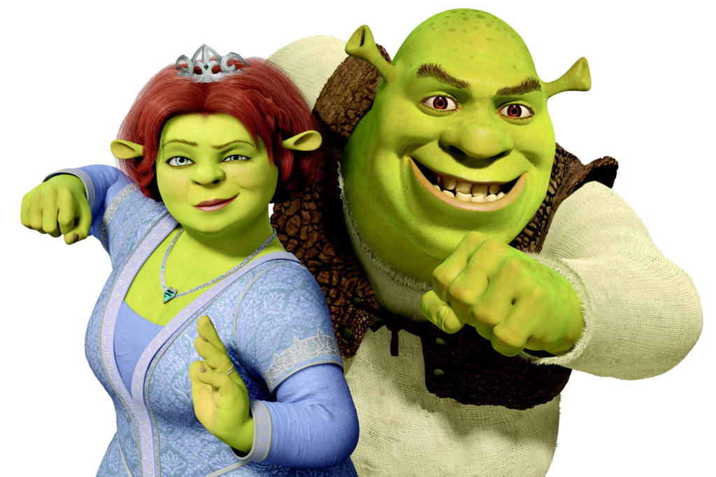 Shrek PNG transparent image download, size: 400x325px