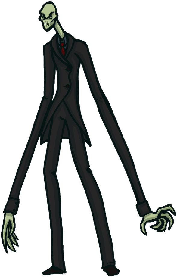 Slender Man Costume With Tentacles For Kids