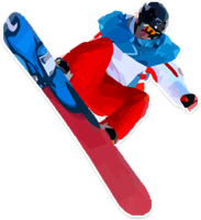 Tabla de snowboard PNG