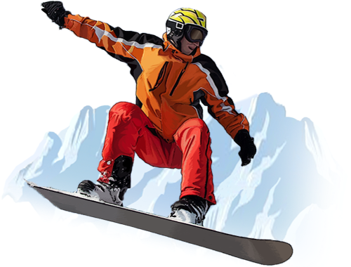 Tabla de snowboard PNG
