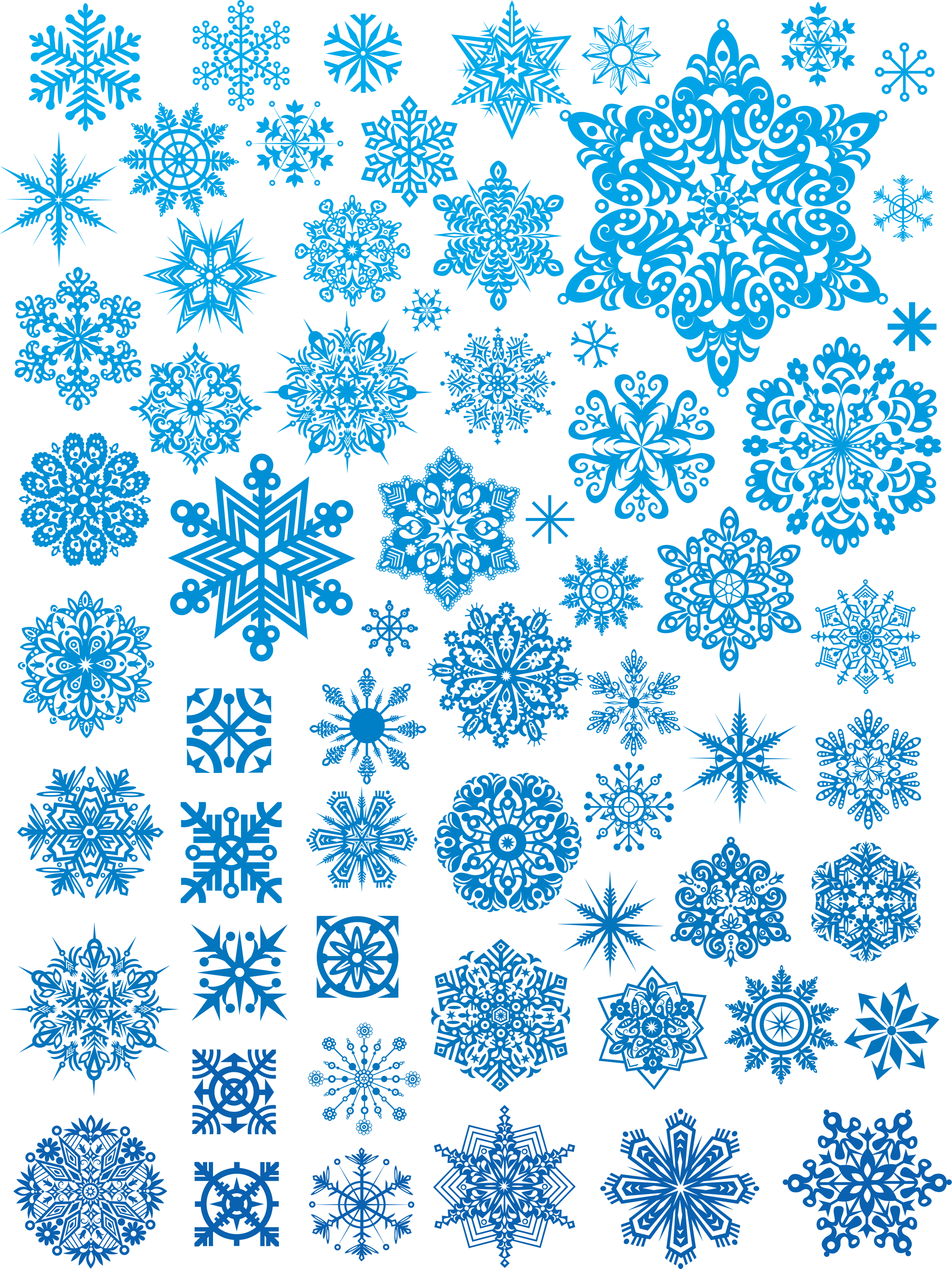 Snowflakes PNG image
