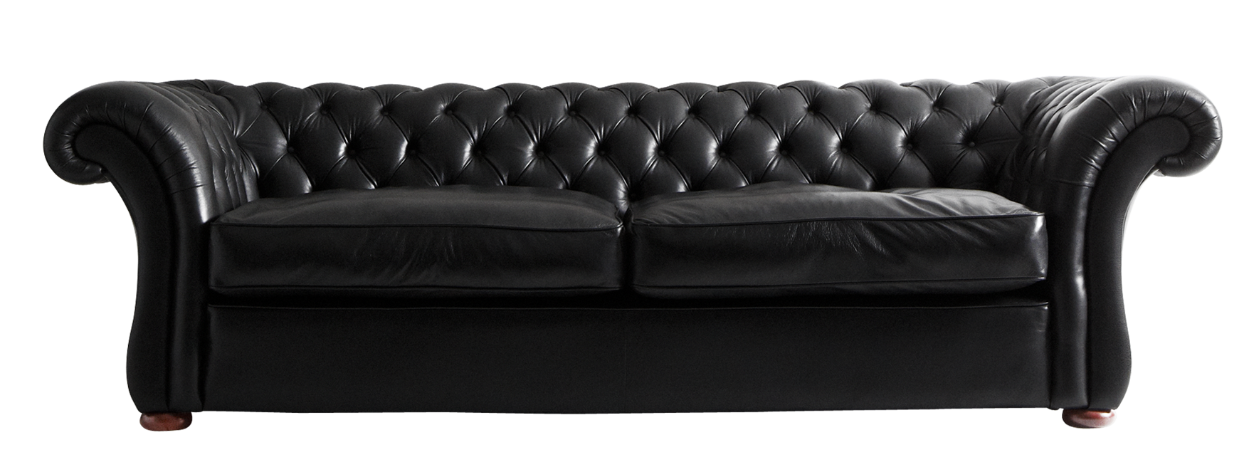 Black sofa PNG image