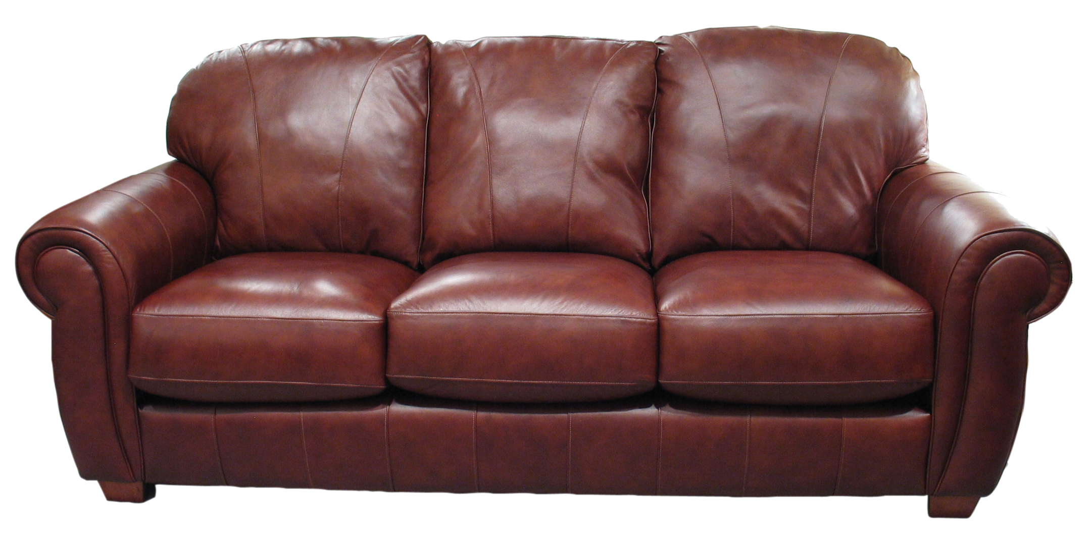 Brown sofa PNG image