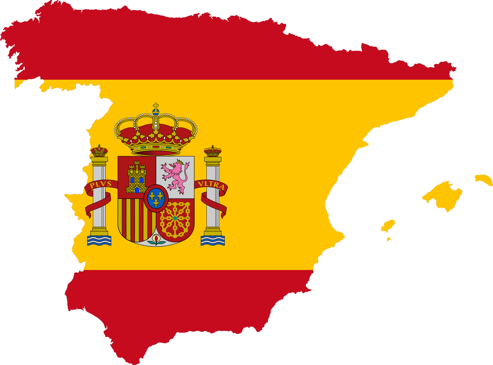 Испания карта PNG