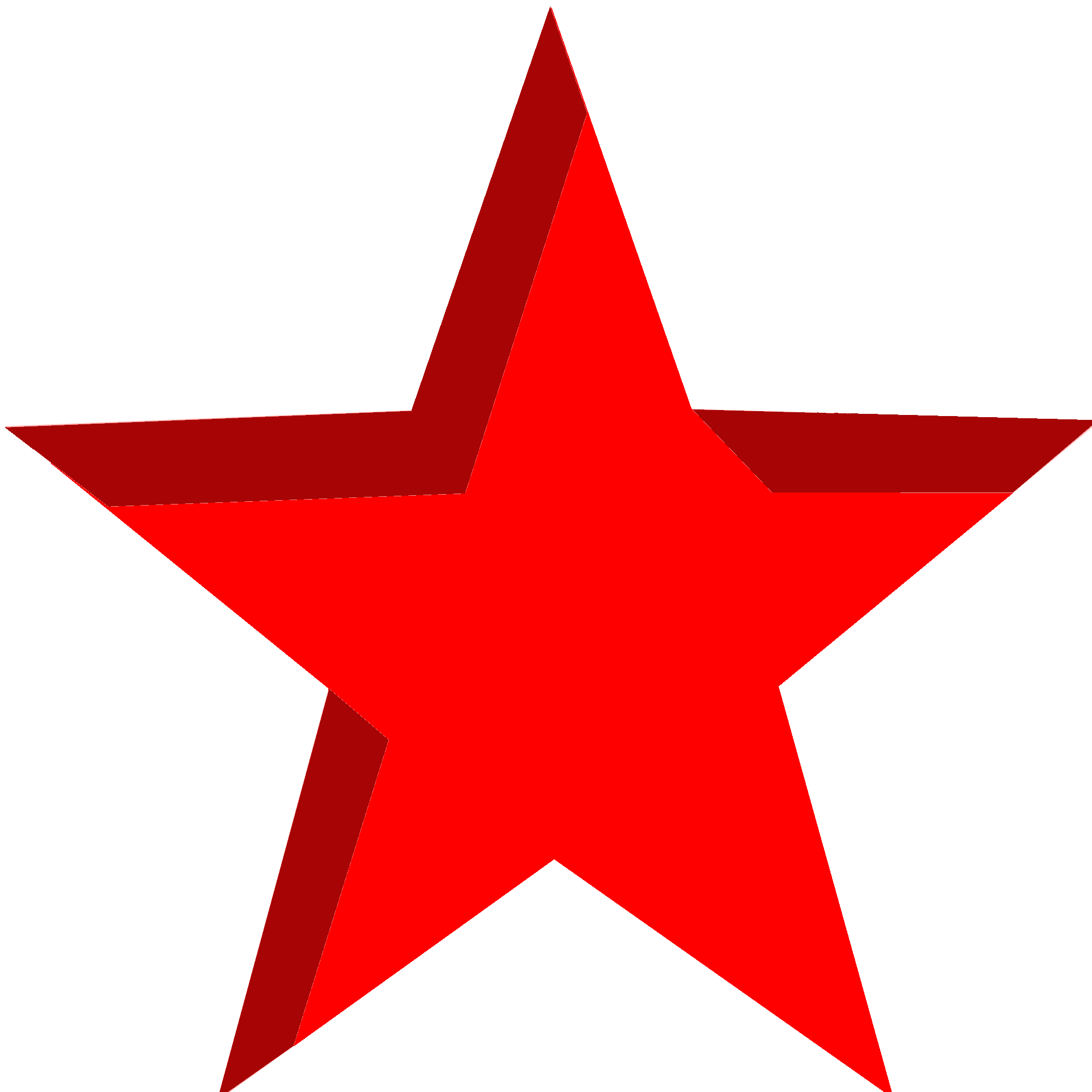 Red Star PNG Image