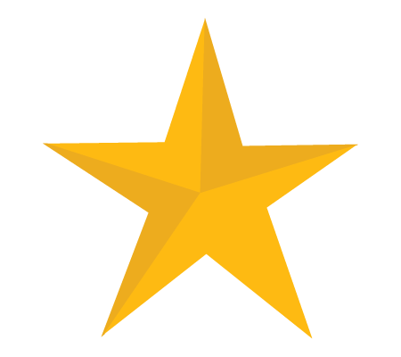 Estrella pentagonal PNG