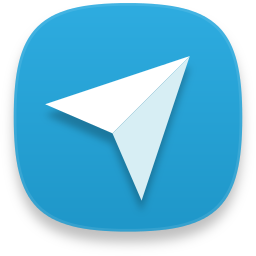 Telegram logotipo PNG 