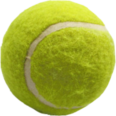 Tennis green ball PNG image