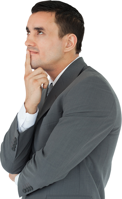 Thinking man PNG images Download 