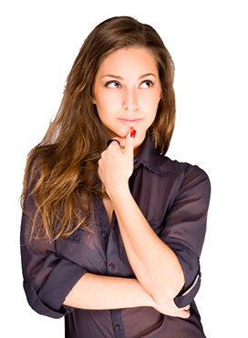 Thinking woman PNG images Download 