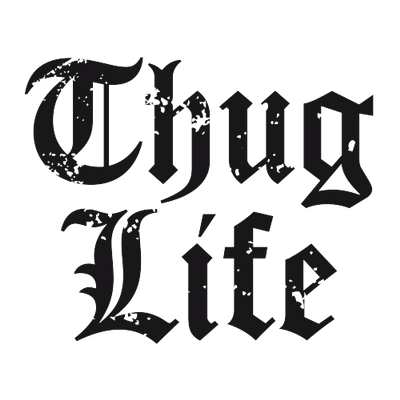 Thug life title PNG