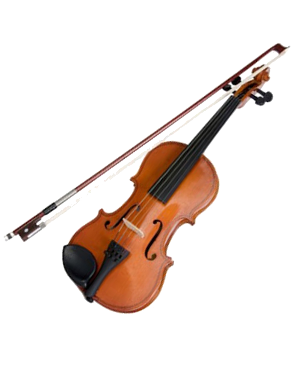 Violin and bow PNG