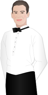 Waiter PNG images 