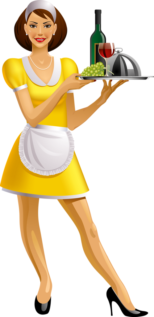 Waitress PNG