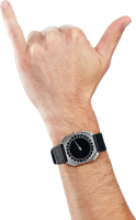 Наручные часы на руке PNG фото