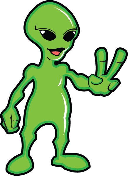 Green Alien png images