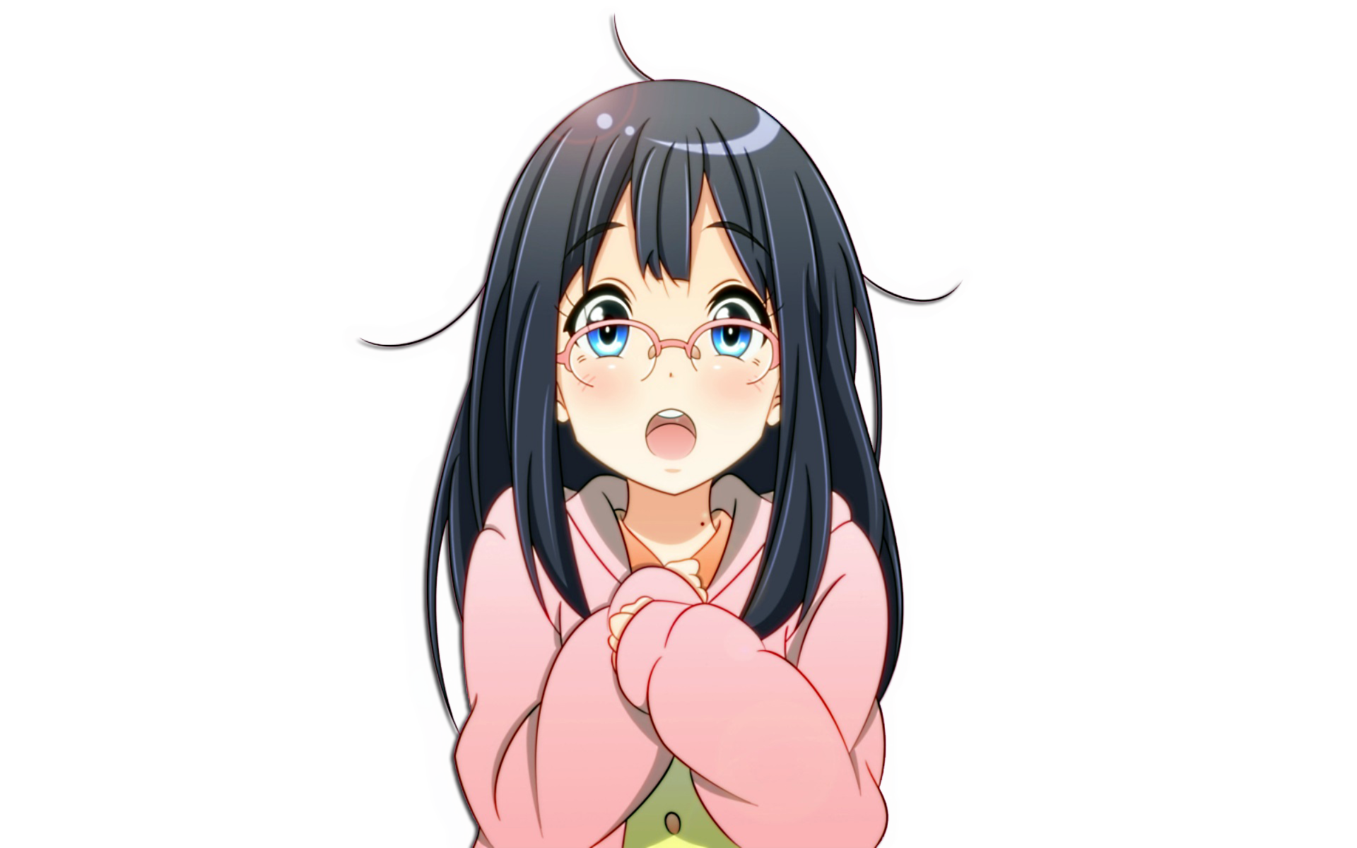 Anime girl PNG transparent image download, size 1920x1200px