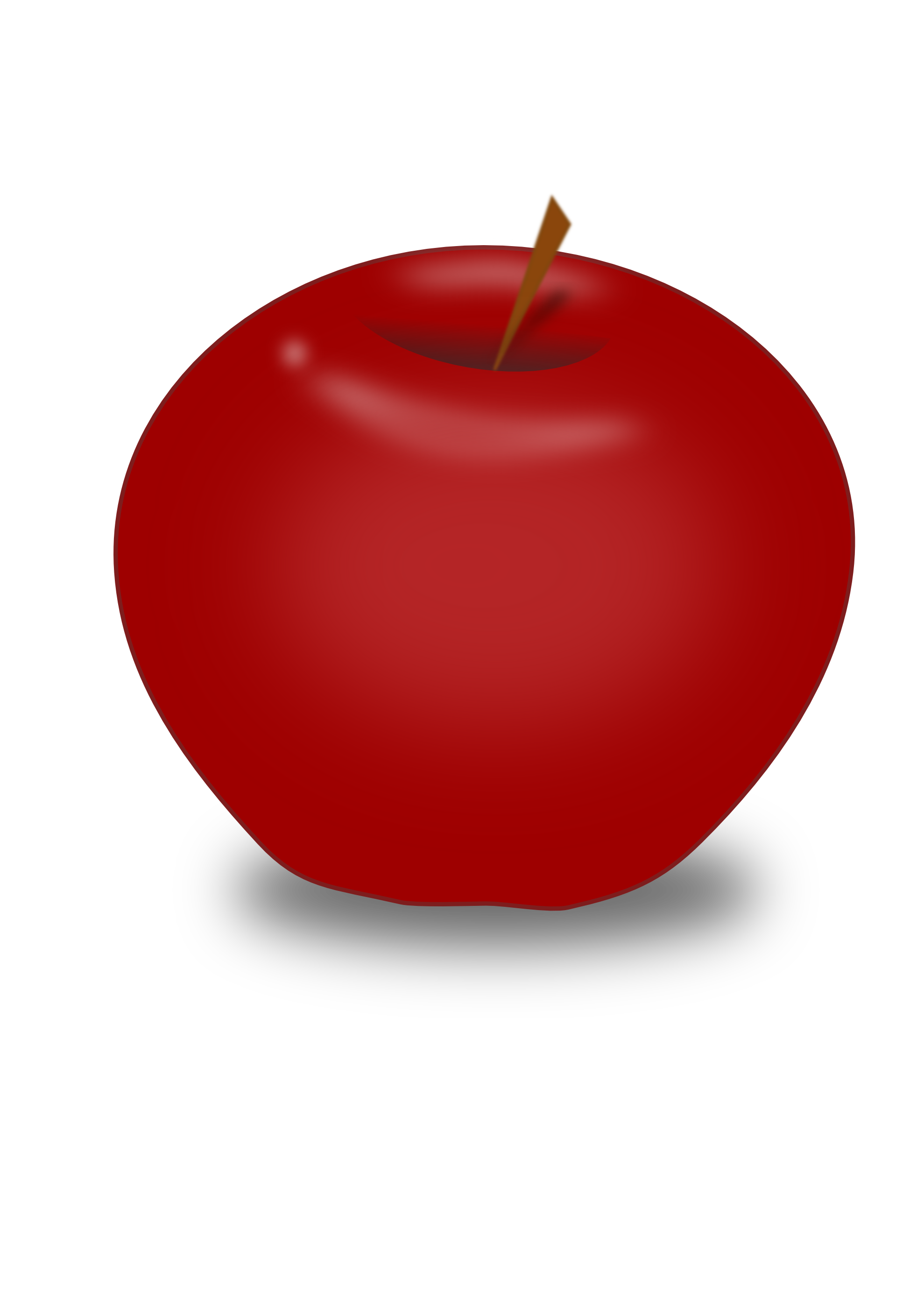 red apple clipart png