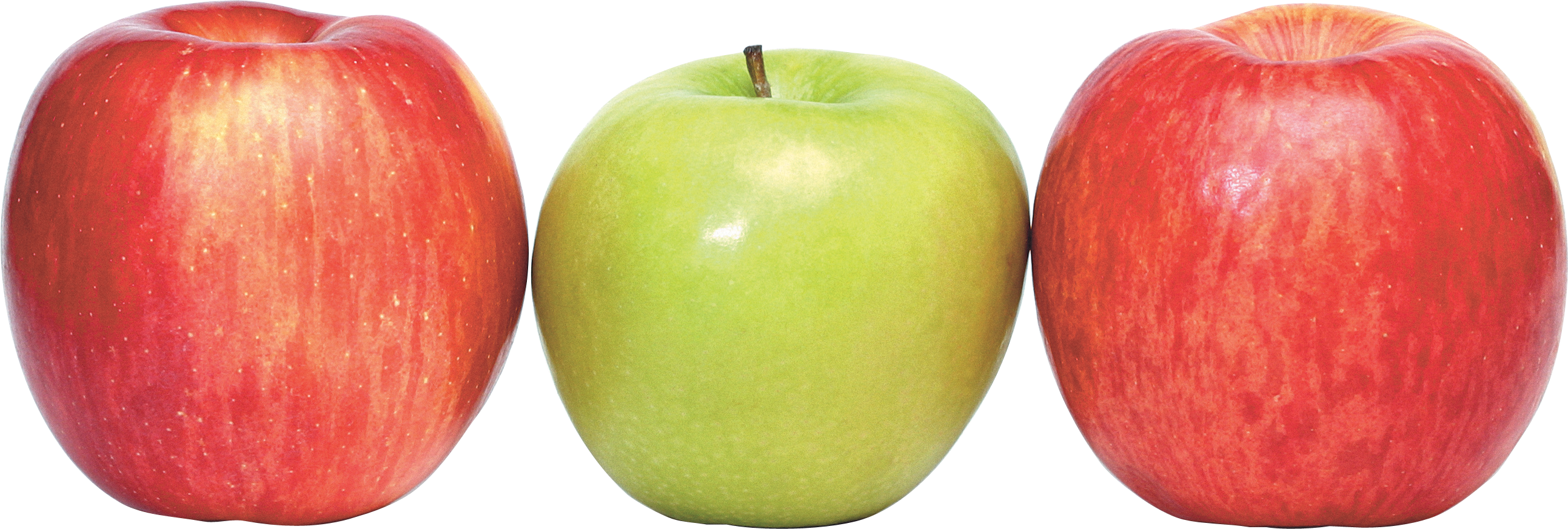 Apple PNG transparent image download, size: 2586x873px