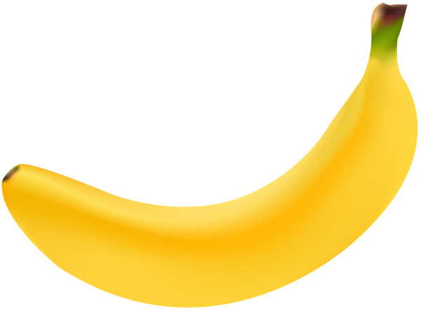 Banana png illustration, transparent background.