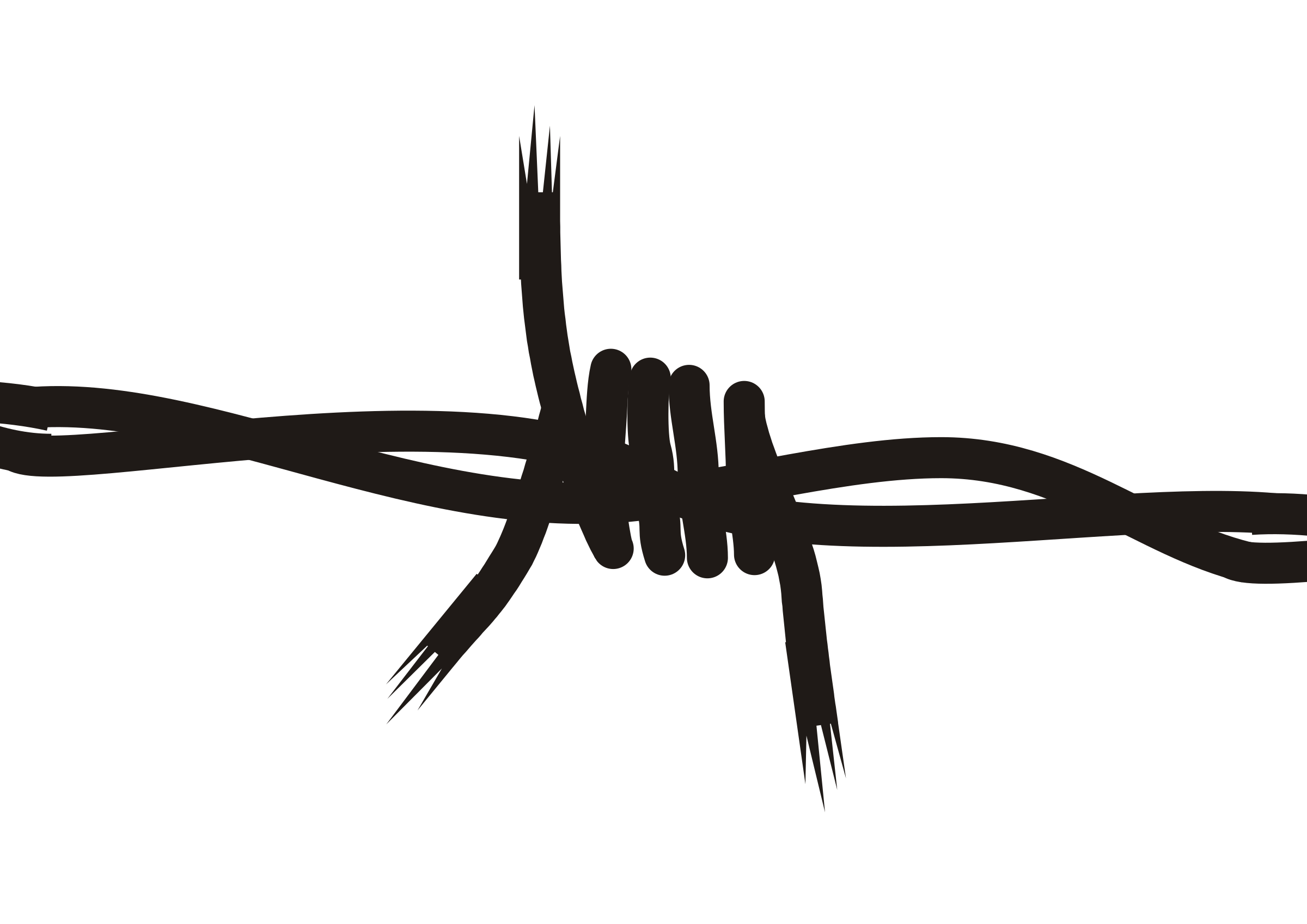 Barbwire PNG transparent image download, size: 2400x1697px
