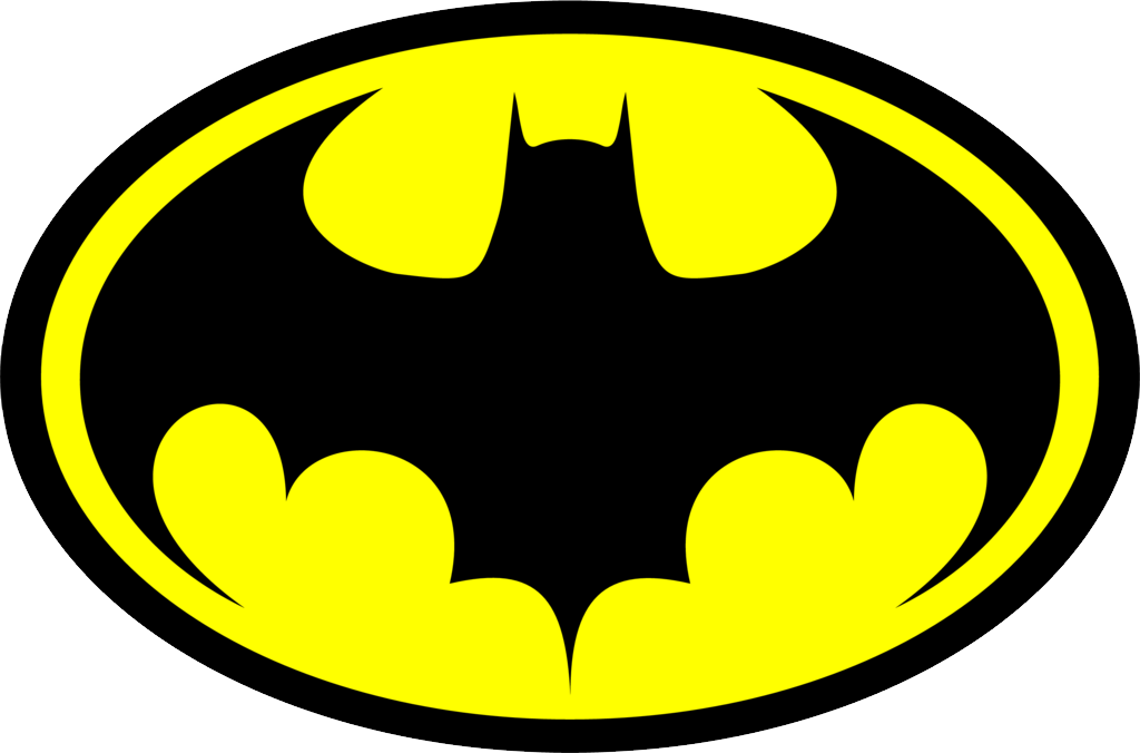 Batman logo PNG transparent image download, size: 1024x676px
