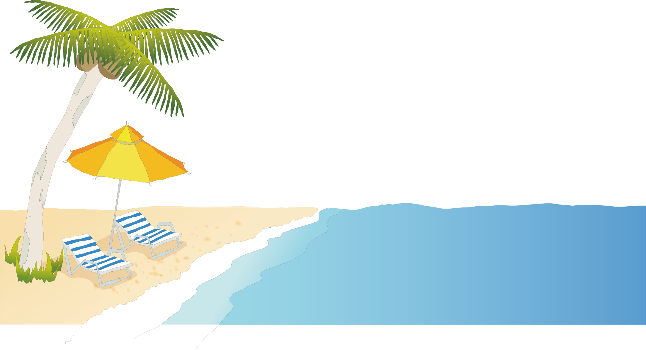 Beach PNG transparent image download, size: 2204x1193px