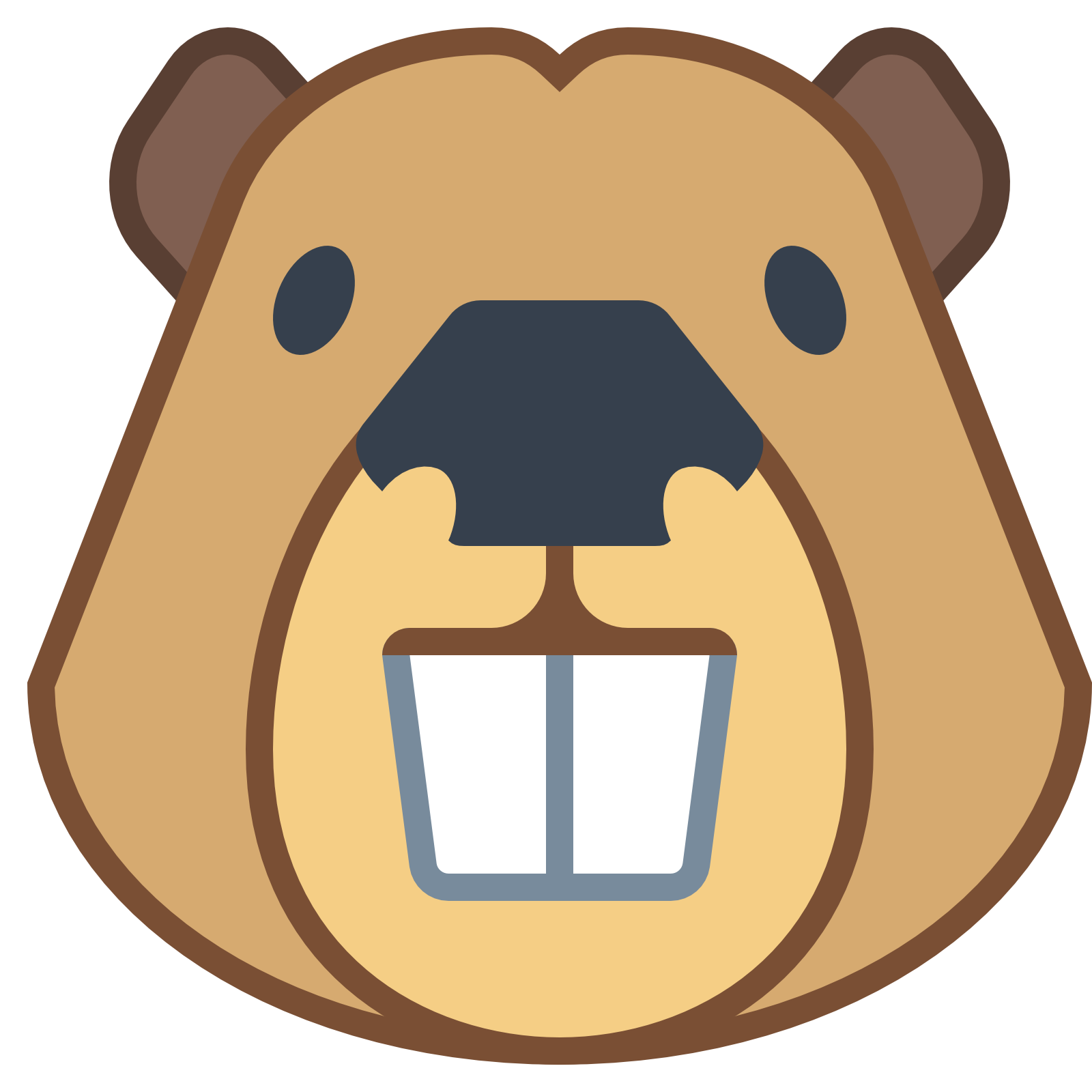 Beaver PNG transparent image download, size: 1600x1600px