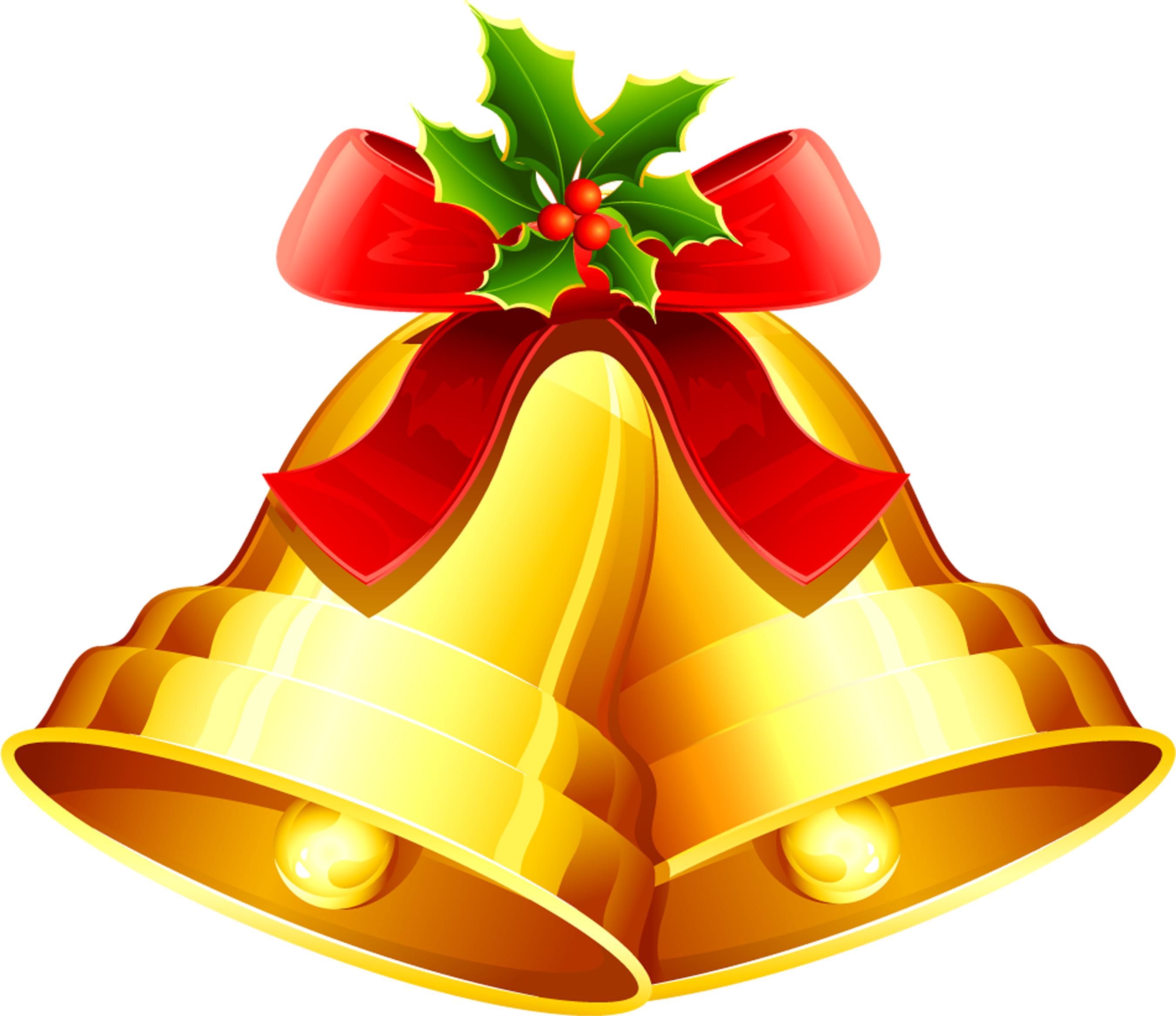 Christmas bell PNG transparent image download, size: 2700x2333px