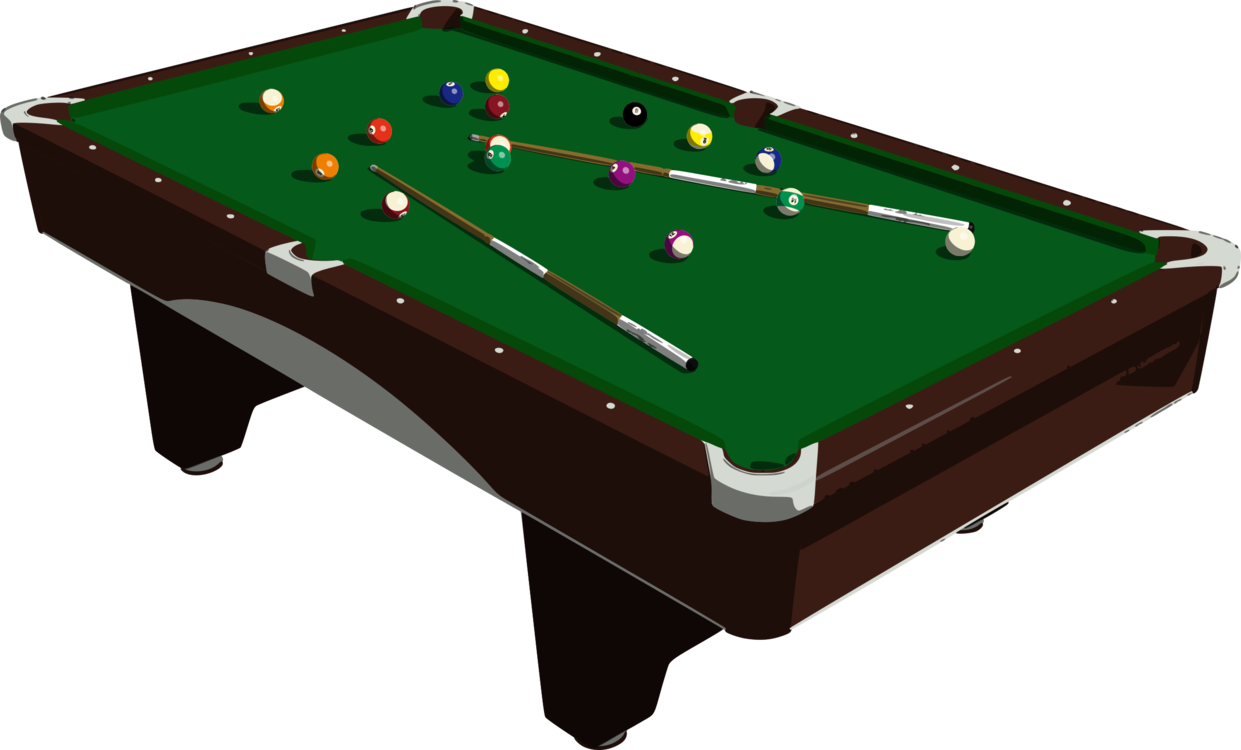 Billiard table PNG transparent image download, size 1241x750px