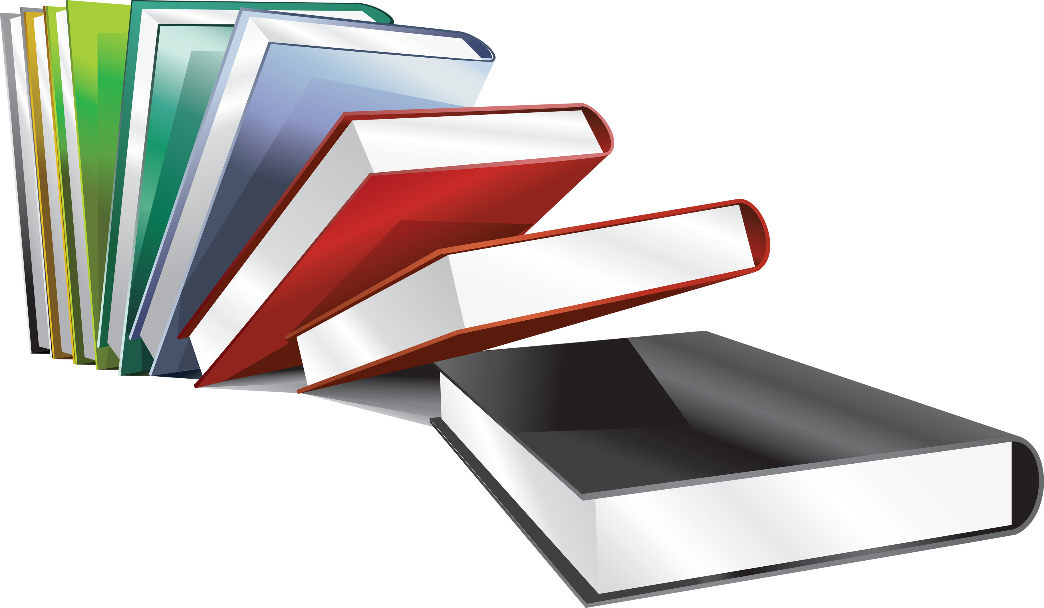 Books PNG image with transparency background transparent image download,  size: 3658x2131px