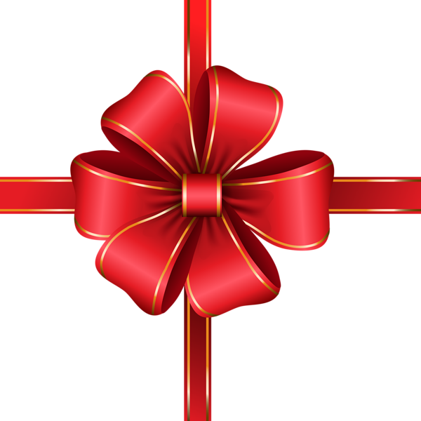 Red Ribbon with Bow PNG Clip Art - Best WEB Clipart