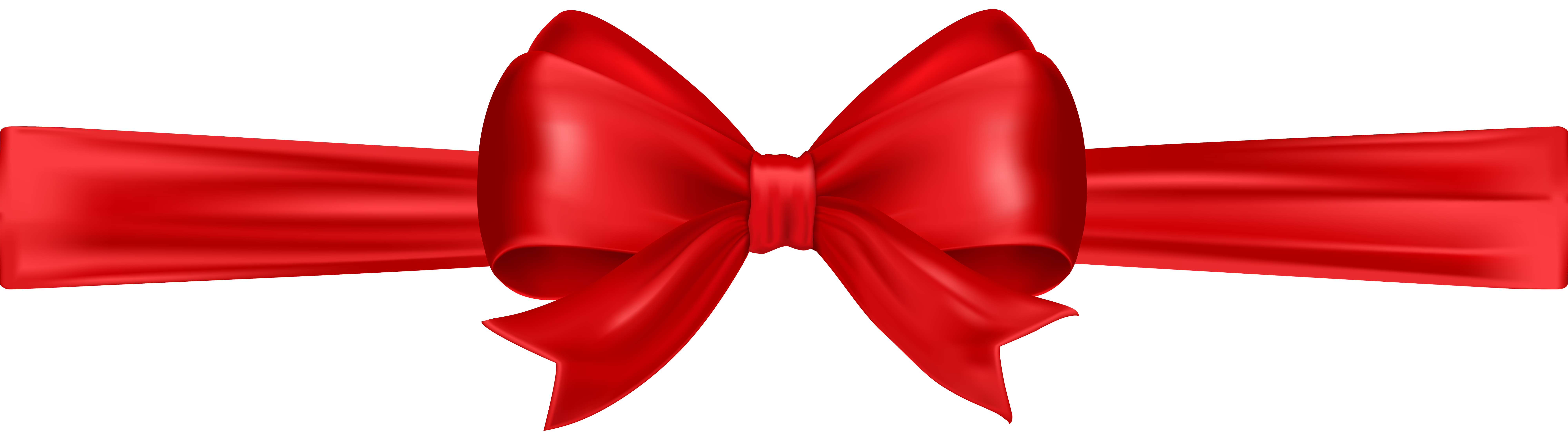 red ribbon bow PNG transparent image download, size: 1000x836px