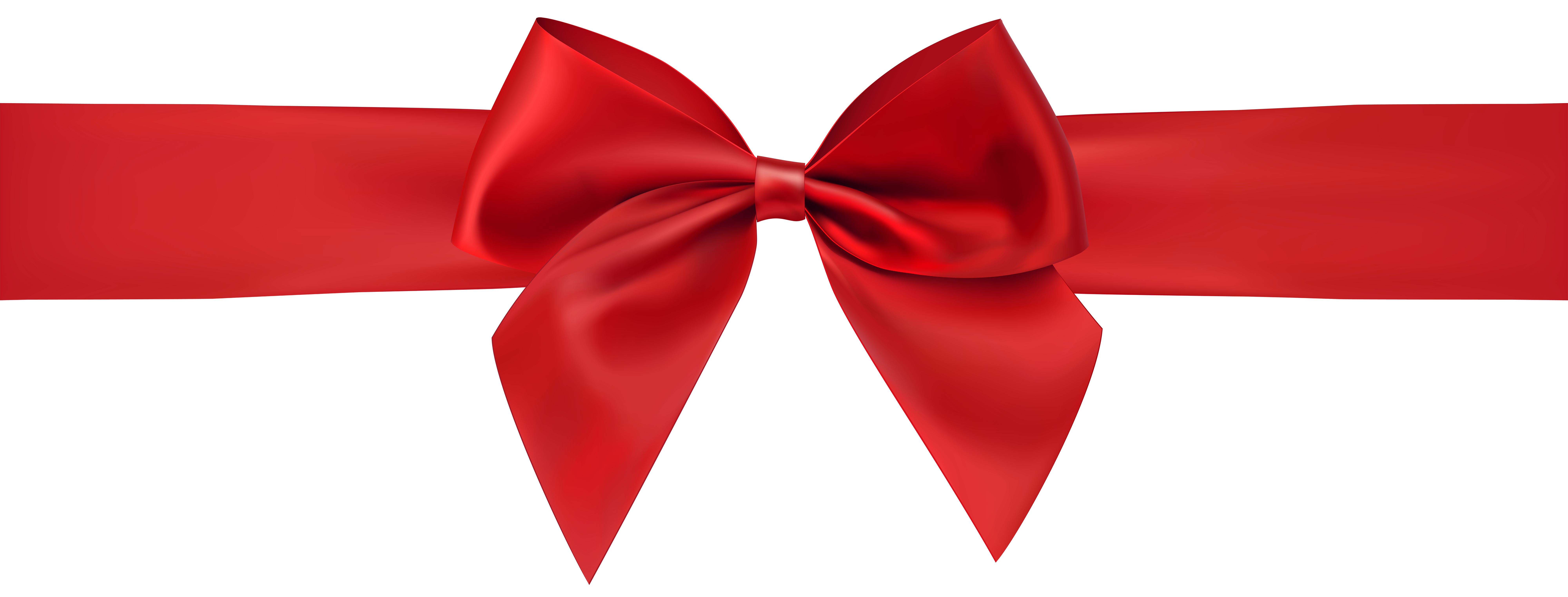 PNG. Red Ribbon bow. Stock Illustration
