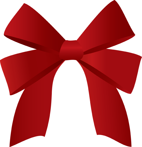 Bow PNG, Red Bow Clipart, Digital Download