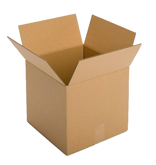 Cardboard box PNG transparent image download, size: 545x576px