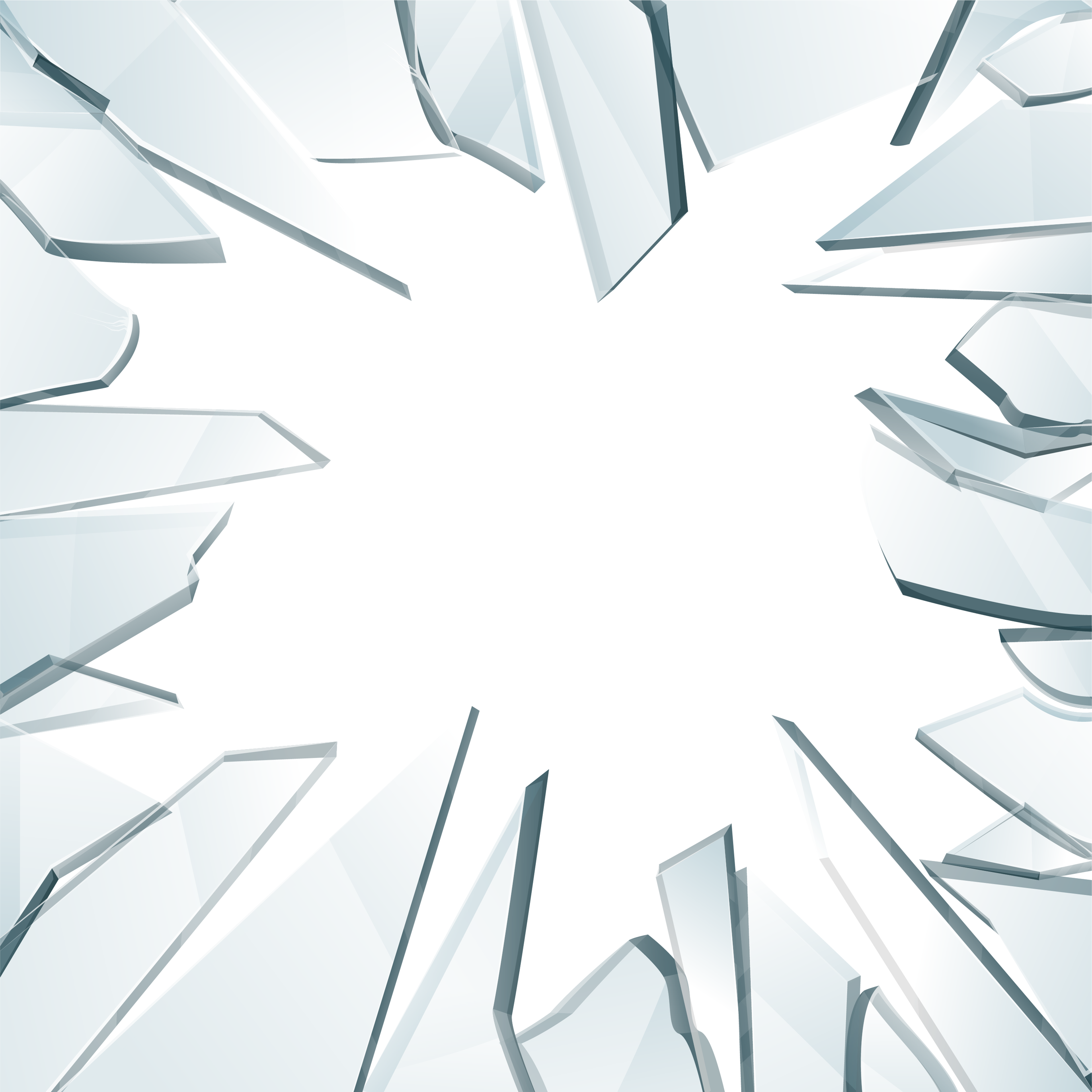 Broken glass PNG transparent image download, size: 3520x3520px