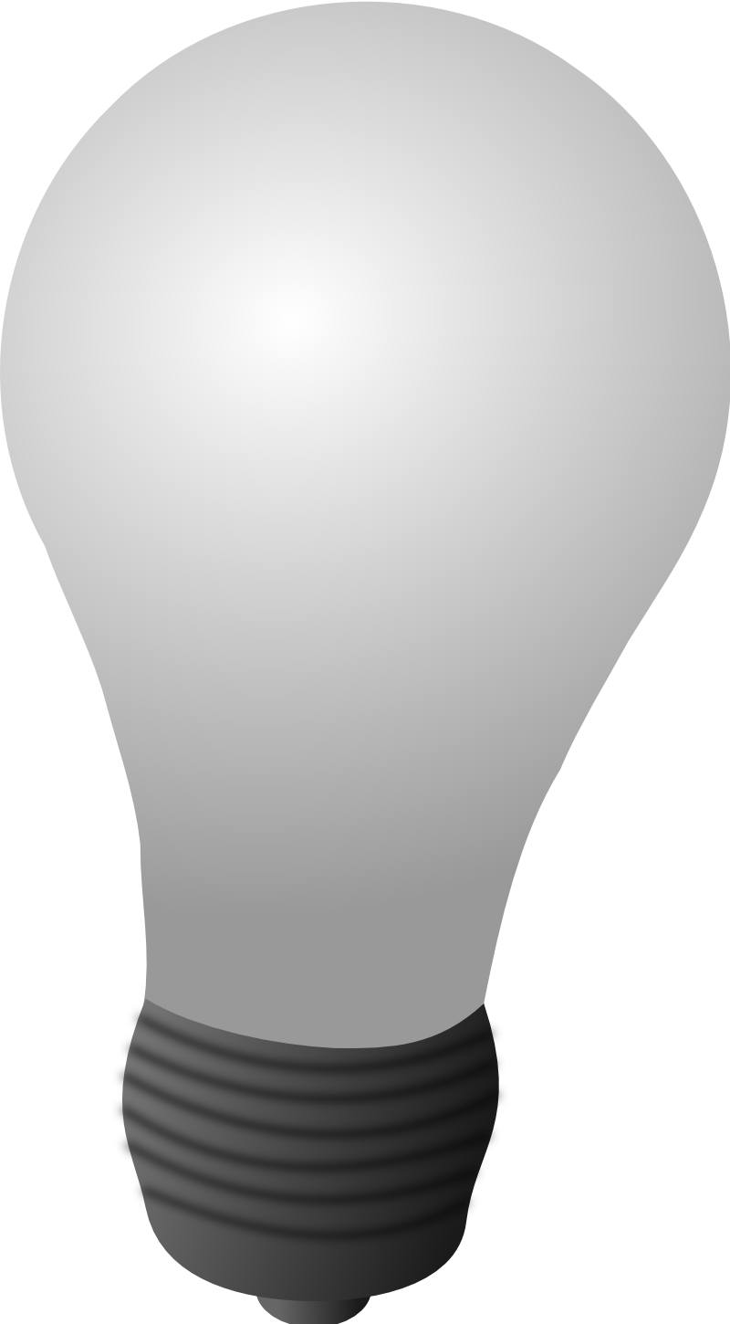 light bulb off cartoon