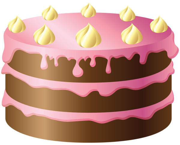 Pink Birthday Cake , Png Download - Happy Birthday Cake Pink, Transparent  Png , Transparent Png Image - PNGitem