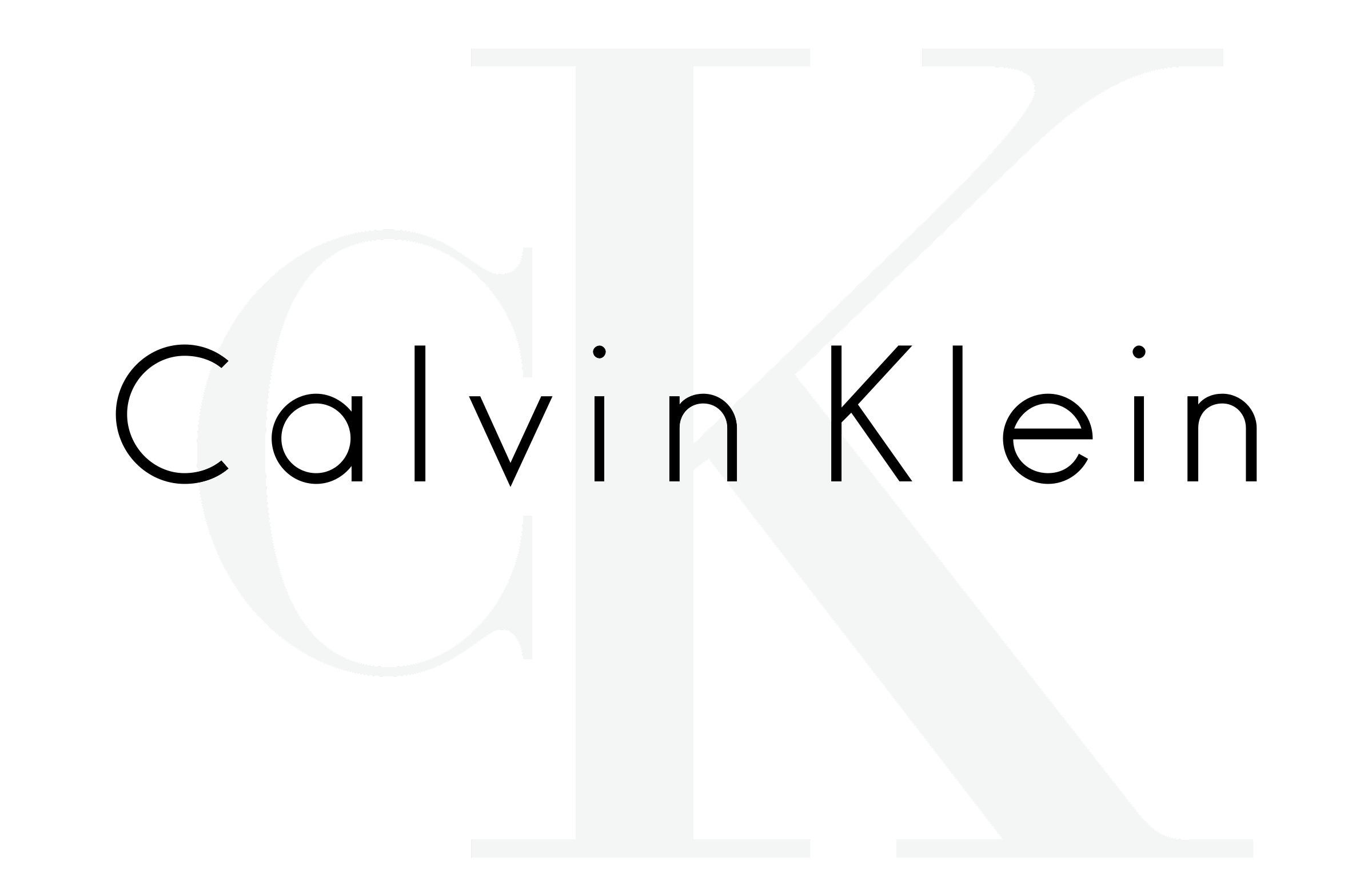 Calvin Klein logo PNG transparent image download, size: 2400x1541px