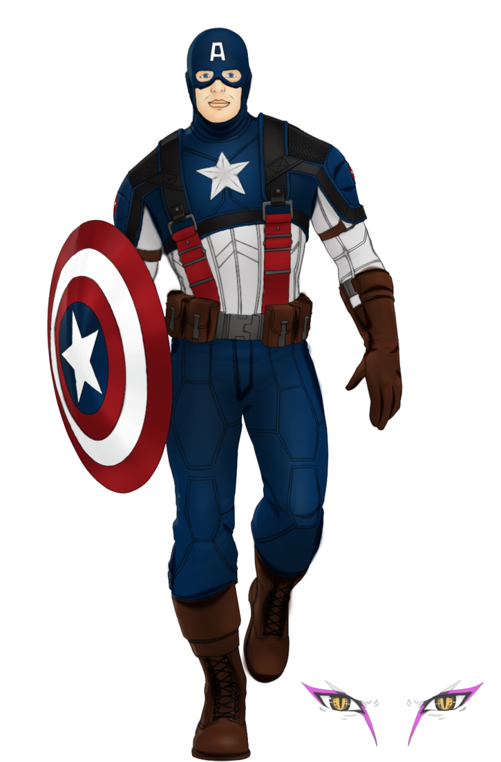 Captain America PNG transparent image download, size: 725x1101px