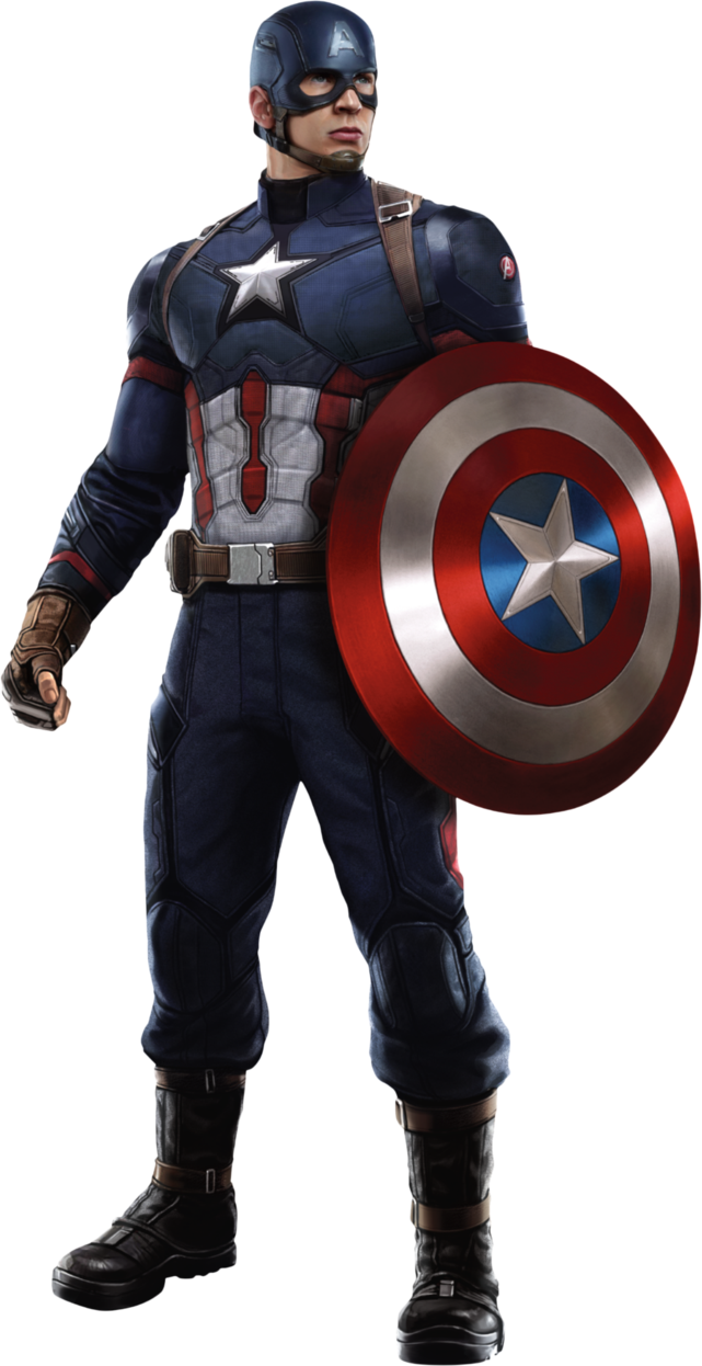 Captain America PNG transparent image download, size: 641x1246px