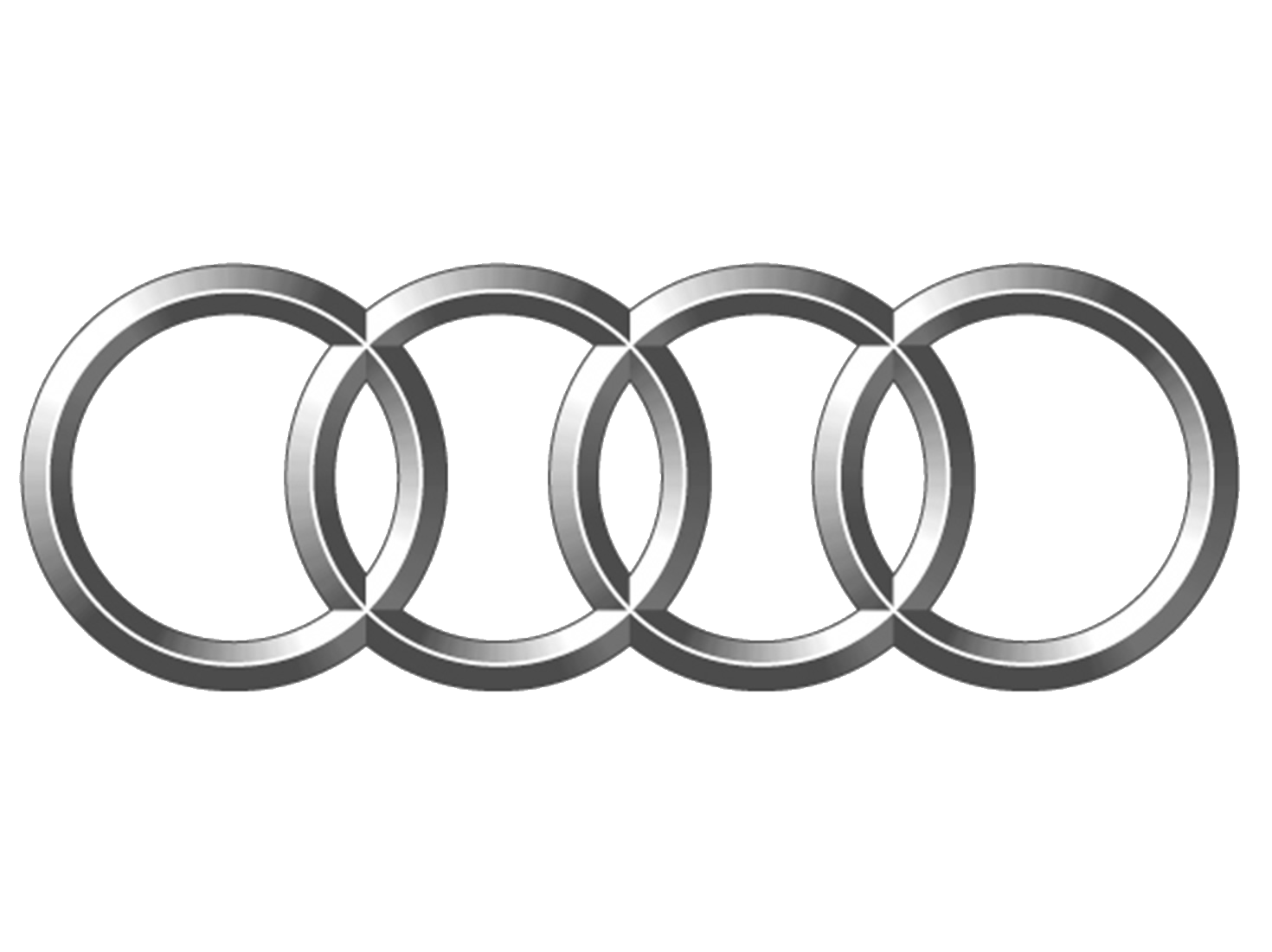 Audi car logo PNG brand image transparent image download, size: 1470x1100px