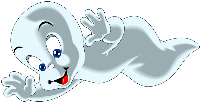 Casper Ghost PNG transparent image download, size: 853x436px